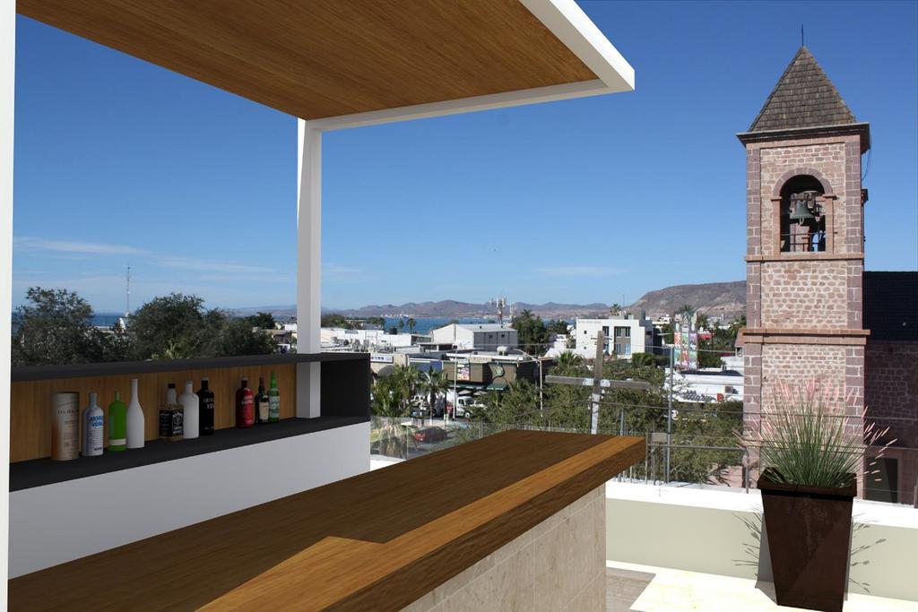 Hotel Catedral La Paz Ngoại thất bức ảnh Rooftop bar